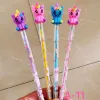 Creative cartoon cute animal-shaped school supplies for primary school students, no-sharpening pencils, student stationery details Picture